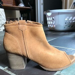Aldo peep toe booties